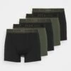 Pier One 5 Pack - Underbukse -Black/Khaki 1 Pier One 5 Pack - Underbukse -Black/Khaki -Moderne Klaer 00955010cec94d048deaec05ec199c27