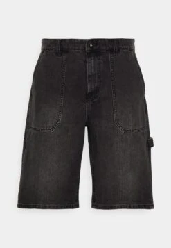 Pier One Regular Fit Carpenter - Jeansshorts -Black -Moderne Klaer 0f441c1e70184b8f9e44936458fd2a17