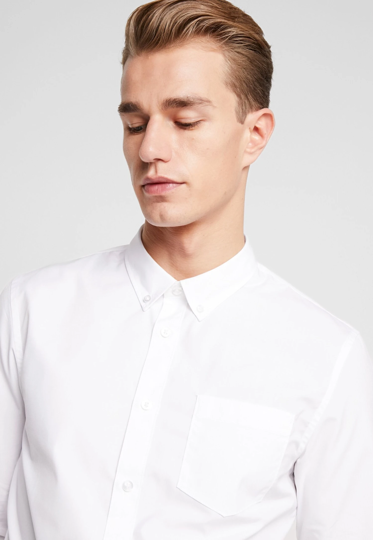 Pier One 2 Pack - Finskjorte - White/Light Blue 8 Pier One 2 Pack - Finskjorte - White/Light Blue - Bilde 6