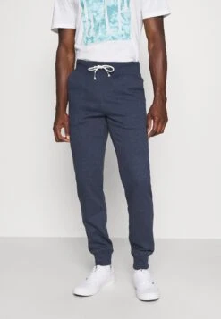 Pier One 3 Pack - Joggebukse - Mottled Light Grey/Mottled Dark Blue/Black -Moderne Klaer 1380a3a400c6490591883e6680691e6c