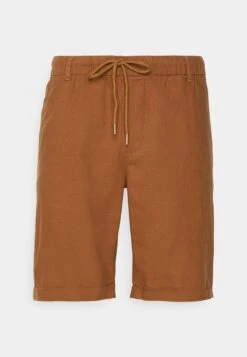 Pier One Linen Blend Drawcord Shorts- Shorts - Brown -Moderne Klaer 1ea4e2e885224bdf9790c588673025ff