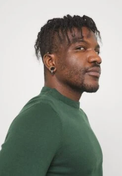 Pier One Strikkegenser - Dark Green -Moderne Klaer 21e417311742424cba0e8559e5f65d36