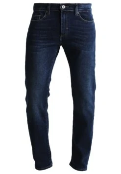 Pier One Basic - Jeans Straight Leg - Dark Blue Denim -Moderne Klaer 2eca1850673c4e00a195e13ab1393822