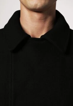 Pier One Kort Kåpe / Frakk - Black -Moderne Klaer 3a807c417cf745f9bb635596e9ac1542