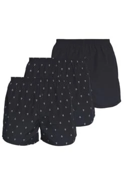 Pier One 3 Pack - Boxershorts - Dark Blue -Moderne Klaer 3d937f499e3444f5855984e4f312b3ec