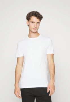 Pier One 5 Pack - T-Shirts - Dark Grey/White/Light Brown -Moderne Klaer 414edcf91aba4fe68a41c8eee8e0f9ac