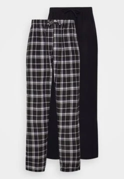 Pier One 2 Pack - Pyjamasbukse -Dark Blue -Moderne Klaer 529290e98e334fe58278de95b194e623