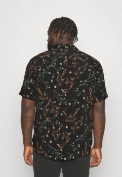 Pier One Asian Print Resort - Skjorte -Black -Moderne Klaer 5a6accf28057487eb93c99474306228a