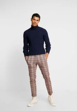 Pier One Strikkegenser - Mottled Dark Blue -Moderne Klaer 61c43ca45eca4efabf2ebcbabf4e701c