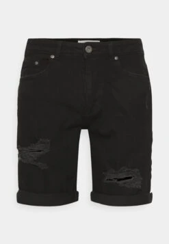Pier One Jeansshorts - Black