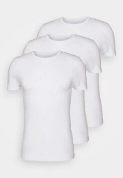 Pier One 3 Pack Muscle Fit- T-Shirts - White -Moderne Klaer 74e6dafee9a04fa989c9d0d0b4d2897f