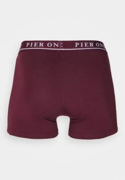 Pier One 5 Pack - Underbukse - Bordeaux/Mottled Grey -Moderne Klaer 7da8844dcdf84f679d2ae215c1b81ed3
