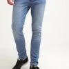 Pier One Jeans Slim Fit - Light Blue Denim -Moderne Klaer 7e8d6be8b1fa44b4ab1e47a79fb30376