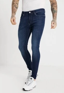 Pier One Jeans Skinny Fit - Dark-Blue Denim