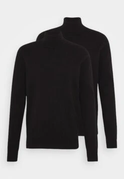 Pier One 2 Pack - Basic Turtleneck - Strikkegenser - Black -Moderne Klaer 8734a667699e468ebb89189aafa90312