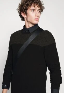 Pier One Strikkegenser - Green/Black -Moderne Klaer 8767ec746bd5495aa24d13deb239ae26