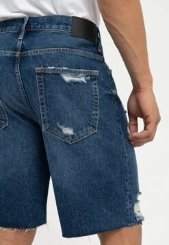 Pier One Jeansshorts - Dark Blue Denim 13 Pier One Jeansshorts - Dark Blue Denim -Moderne Klaer 87967f7777b341e69e97f39a26d44312