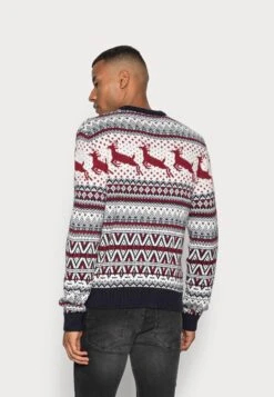 Pier One Strikkegenser - Dark Blue -Moderne Klaer 8ea5a7e4e3dc4bf19e5f94b30e2c19f7