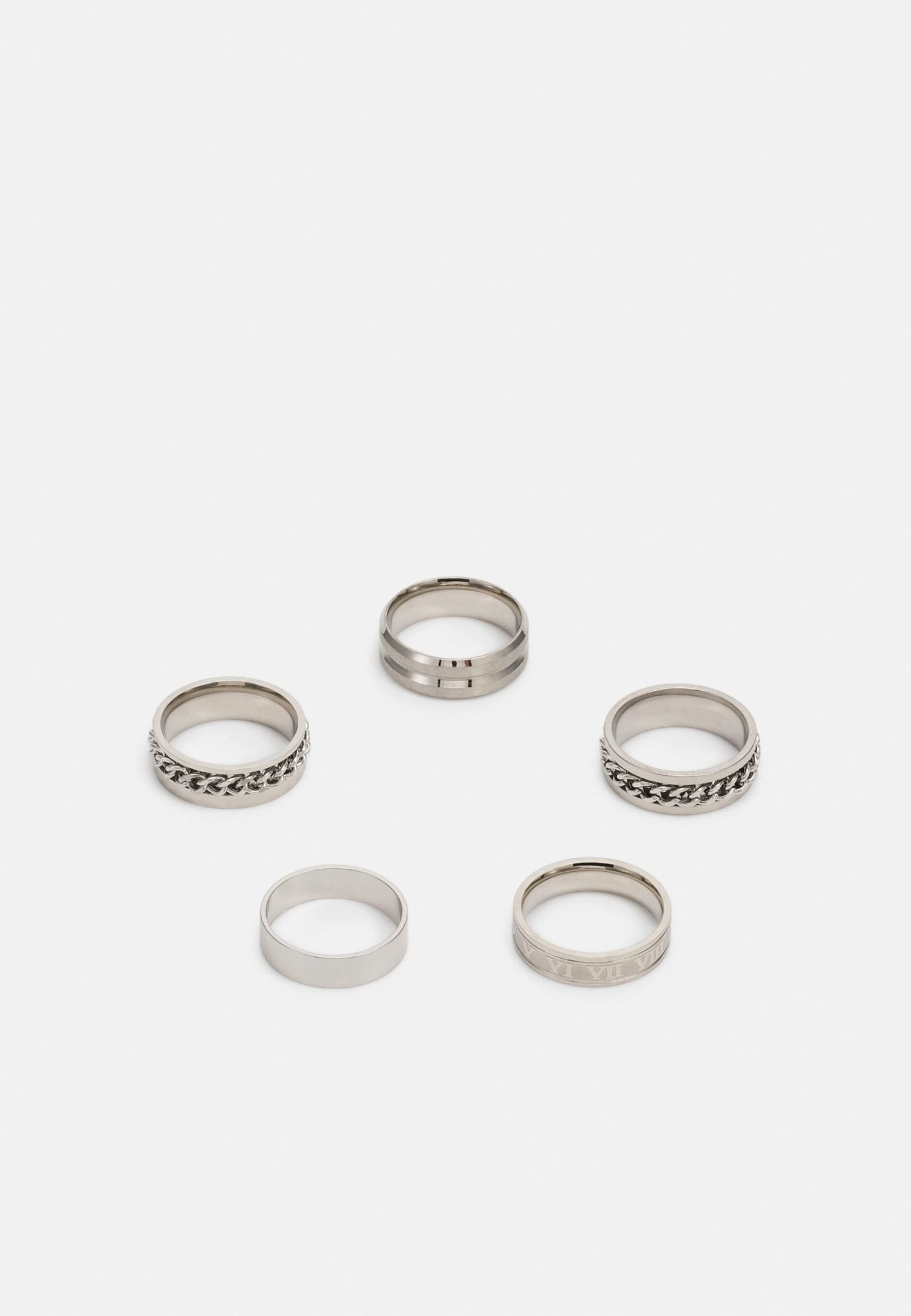 Pier One 5 Pack - Ring - Silver-Coloured 4 Pier One 5 Pack - Ring - Silver-Coloured - Bilde 2