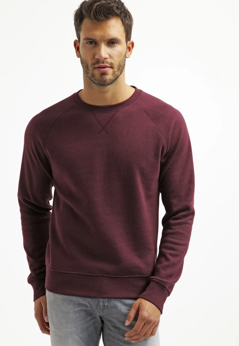Pier One Sweatshirt - Bordeaux Melange 3 Pier One Sweatshirt - Bordeaux Melange