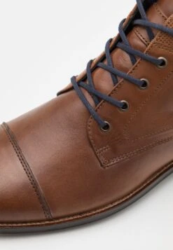 Pier One Leather - Snørestøvletter - Cognac -Moderne Klaer a41644e556154fdc8a8a3342115f0f6a