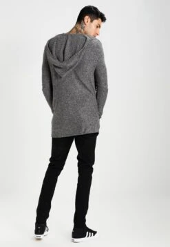 Pier One Cardigan - Light Grey/Black -Moderne Klaer aa6e455cd4a245a4b7194b9115e6e005