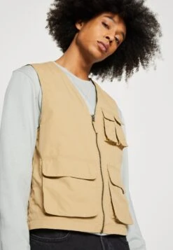 Pier One Vest - Tan -Moderne Klaer ad2c116f30c64686a7f5bbacbb240362
