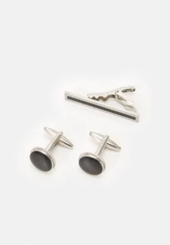 Pier One Set - Lommetørkle - Black/Silver-Coloured -Moderne Klaer af718bb6ea53446385ba8c5b356de5e5