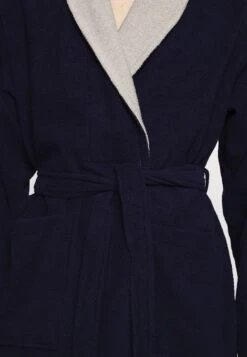 Pier One Shawl Towel Bathrobe - Badekåpe -Dark Blue -Moderne Klaer b2d1f380240f4cd8892f17a5c0efe1d5