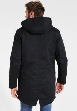 Pier One Parka - Black 10 Pier One Parka - Black -Moderne Klaer b628a1339b204c679260edf87b5024dc