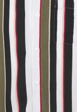 Pier One Skjorte - Khaki/Dark Blue -Moderne Klaer bbc2c4be5e344343b453f1d8dacad440