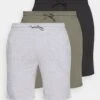 Pier One 3 Pack - Pyjamasbukse - Black/Mottled Grey/Khaki -Moderne Klaer cfd63269131c47ba85b5a0772f5e7b9f