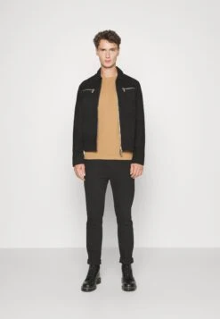 Pier One 5 Pack - T-Shirts - Dark Grey/White/Light Brown