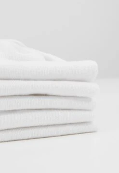 Pier One 5 Pack - Ankelsokker - White -Moderne Klaer eb1c47001f2e4203a93b3dbe4dab6789