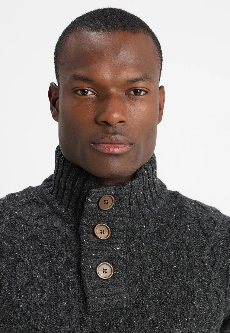 Pier One Strikkegenser - Mottled Dark Grey 7 Pier One Strikkegenser - Mottled Dark Grey - Bilde 5