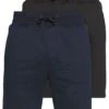 Pier One 2 Pack - Shorts - Dark Blue/Black -Moderne Klaer eee667fe5816453a9c270d93494b5613