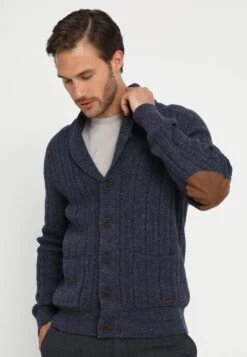 Pier One Cardigan - Mottled Blue