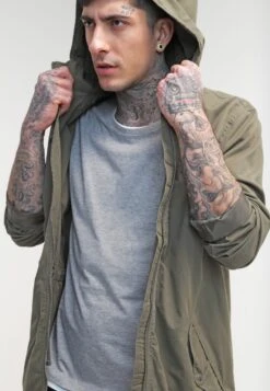 Pier One Parka - Khaki -Moderne Klaer ffa45efc2dcd46dca209c3efa063c7ea